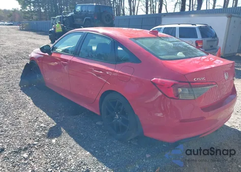 2024 Honda Civic Sport z USA, uszkodzony, nr VIN 2HGFE2F50RH513043